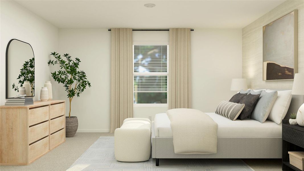 Furnished interior view inside a new home in Firefly Pointe, Hutto (Image 26).