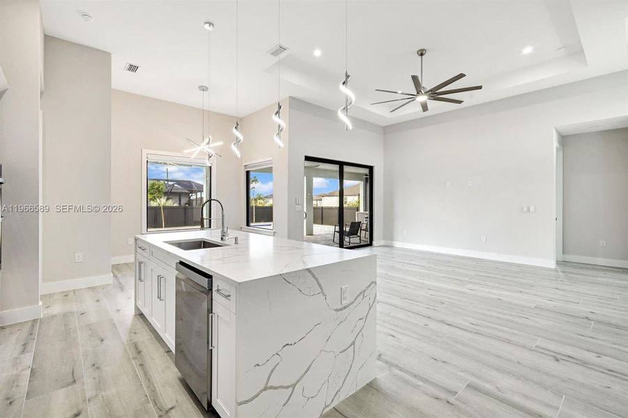 Furnished interior view inside a new home in , Cape Coral (Image 5).