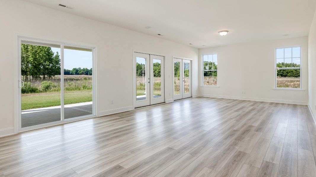Furnished interior view inside a new home in Station Pointe, Angier (Image 6).