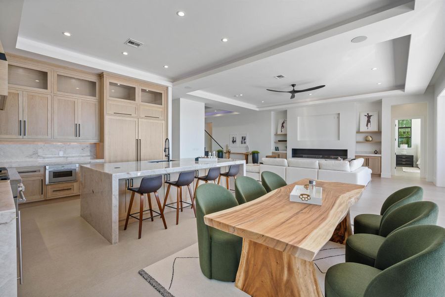 Furnished interior view inside a new home in , Lantana (Image 15).