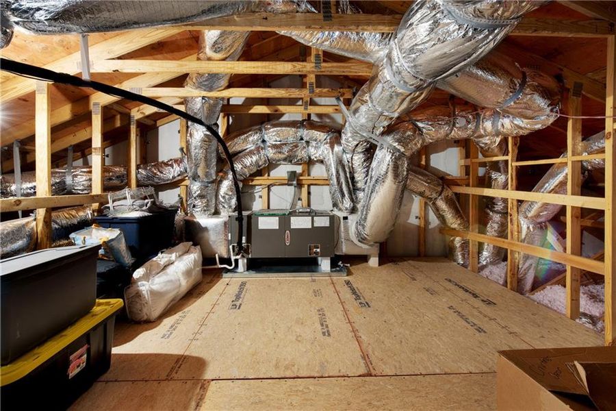 In-progress construction of a new home in , Peachtree Corners, GA (Image 54).