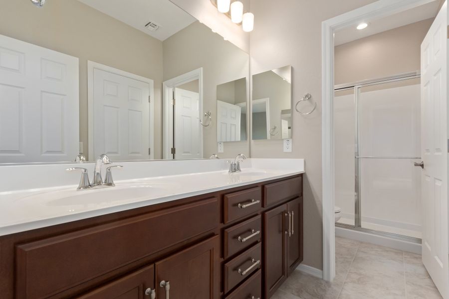 Representative furnished interior of a home built from the Turquoise by Taylor Morrison in Tierra Montana Encore Collection, Laveen (Image 74).