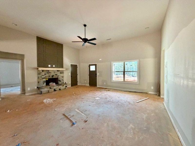 In-progress construction of a new home in Forrest Farms, Greenville, GA (Image 6).