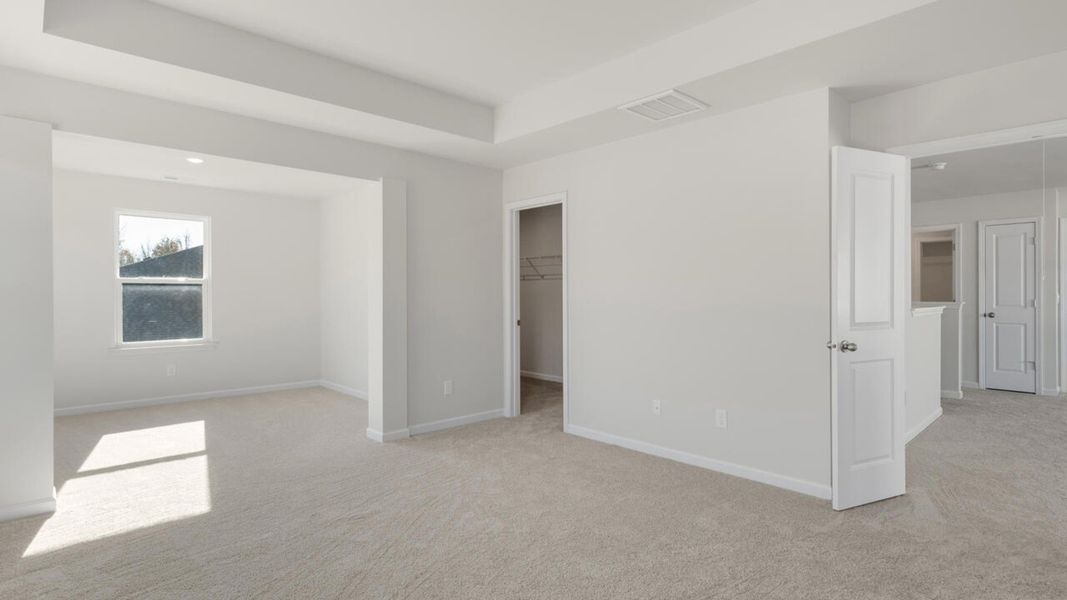Spacious, unfurnished interior of a new home in Indigo Preserve, Leland (Image 34).