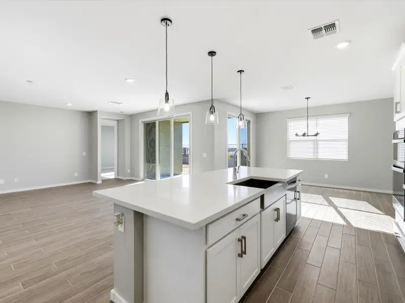 Furnished interior view inside a new home in White Tank Foothills Signature Series, Waddell (Image 4).