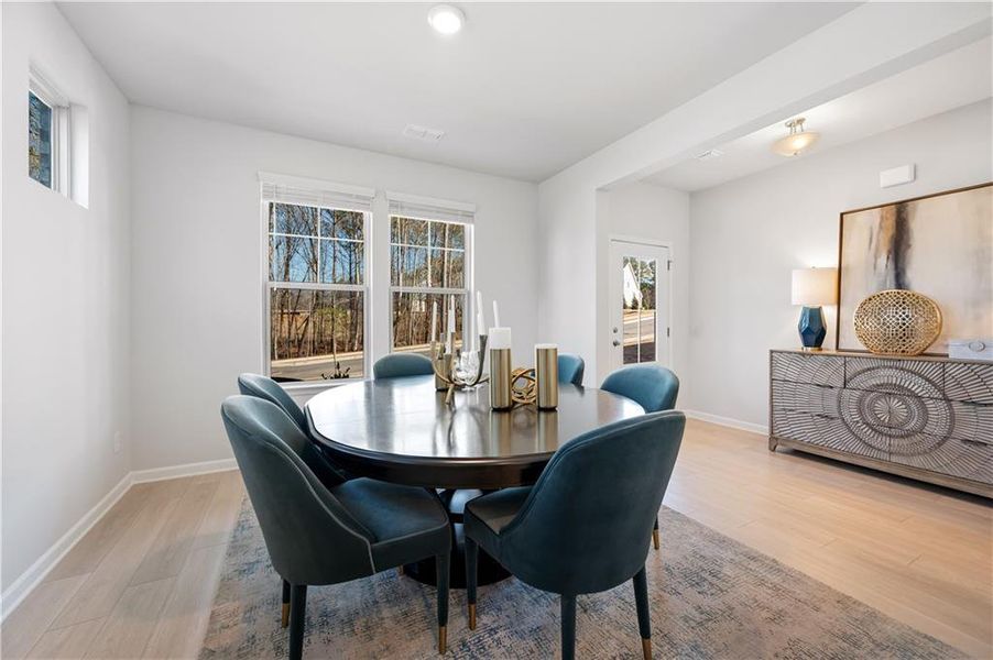 Furnished interior view inside a new home in Hamilton Lakes, Lawrenceville (Image 38). Furnished interior view inside a new home in Hamilton Lakes, Lawrenceville (Image 38).