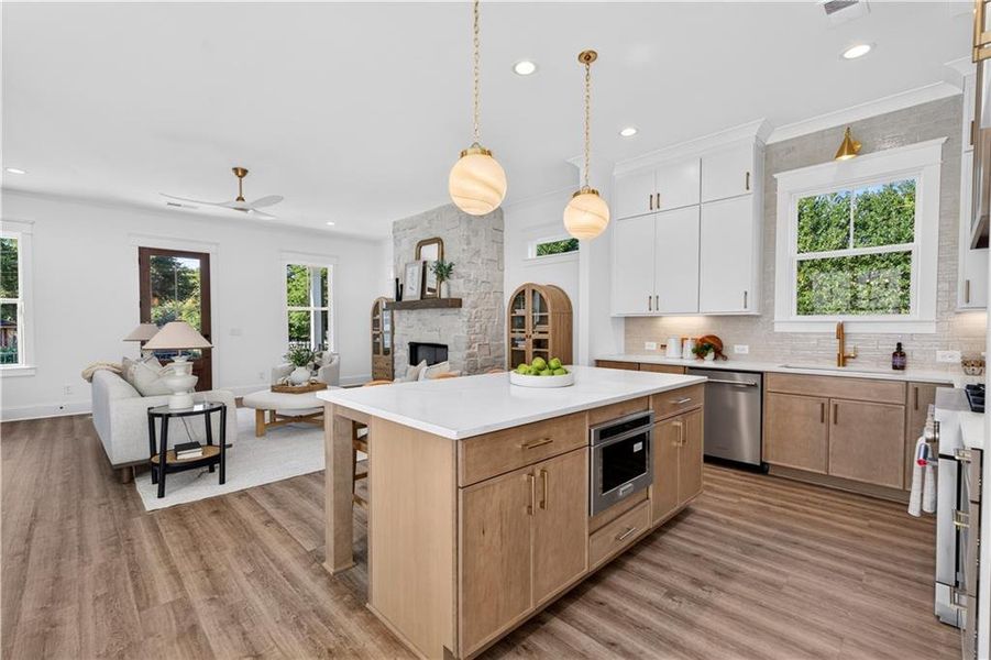 Furnished interior view inside a new home in , Marietta (Image 34).