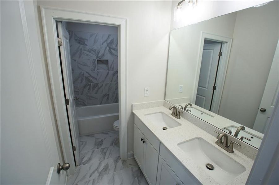 Furnished interior view inside a new home in , Marietta (Image 11).