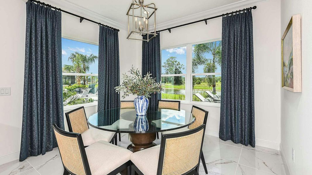 Furnished interior view inside a new home in Windward Real Estate and Homes for Sale in Sarasota, FL - Neal Communities, Sarasota (Image 10). Furnished interior view inside a new home in Windward Real Estate and Homes for Sale in Sarasota, FL - Neal Communities, Sarasota (Image 10).