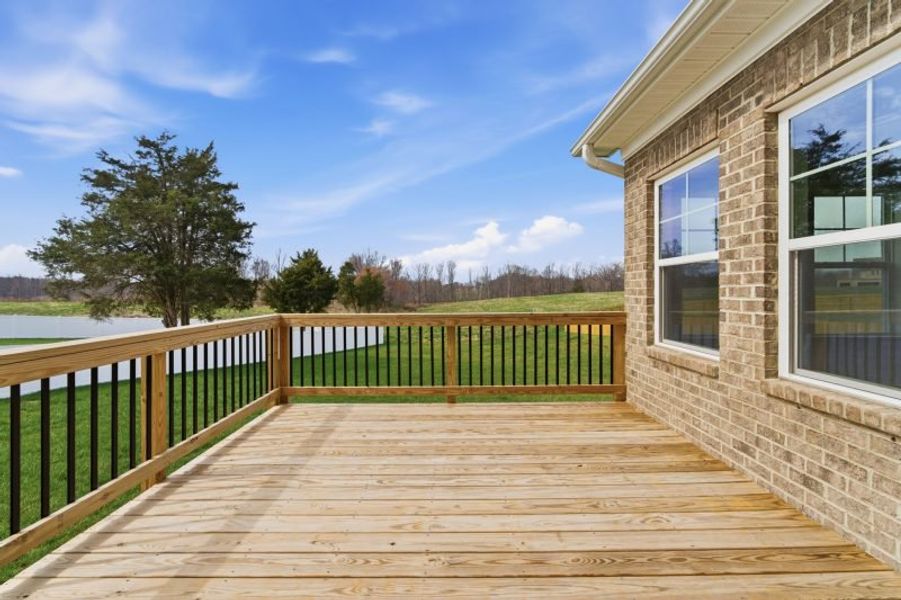 Representative exterior details of a home built from the Fairfield Lux by Keystone Homes NC in Weybridge, Burlington (Image 57).