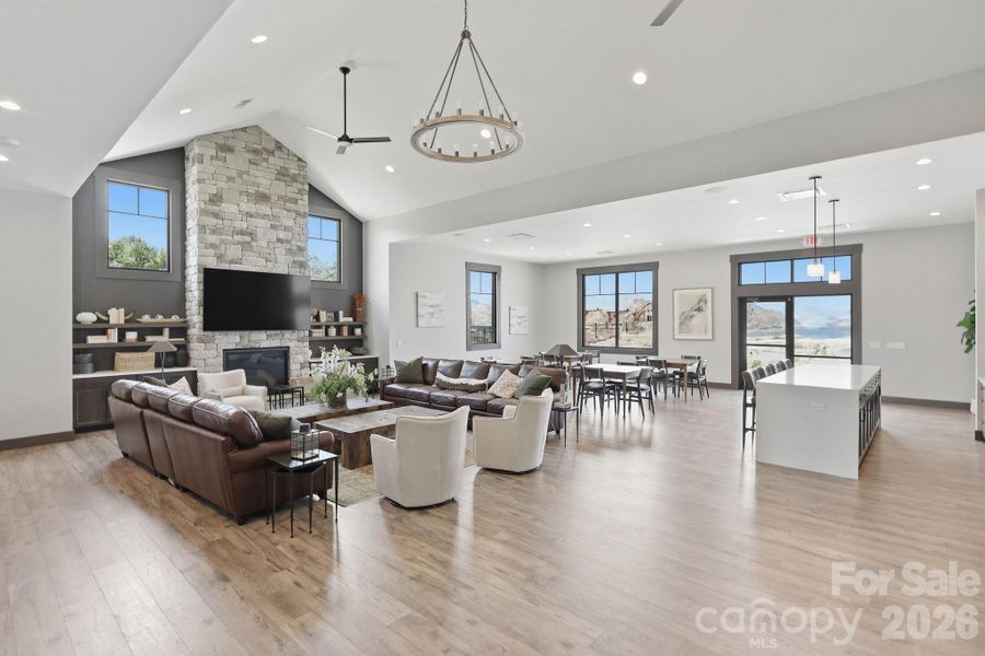 Furnished interior view inside a new home in , Fletcher (Image 10).