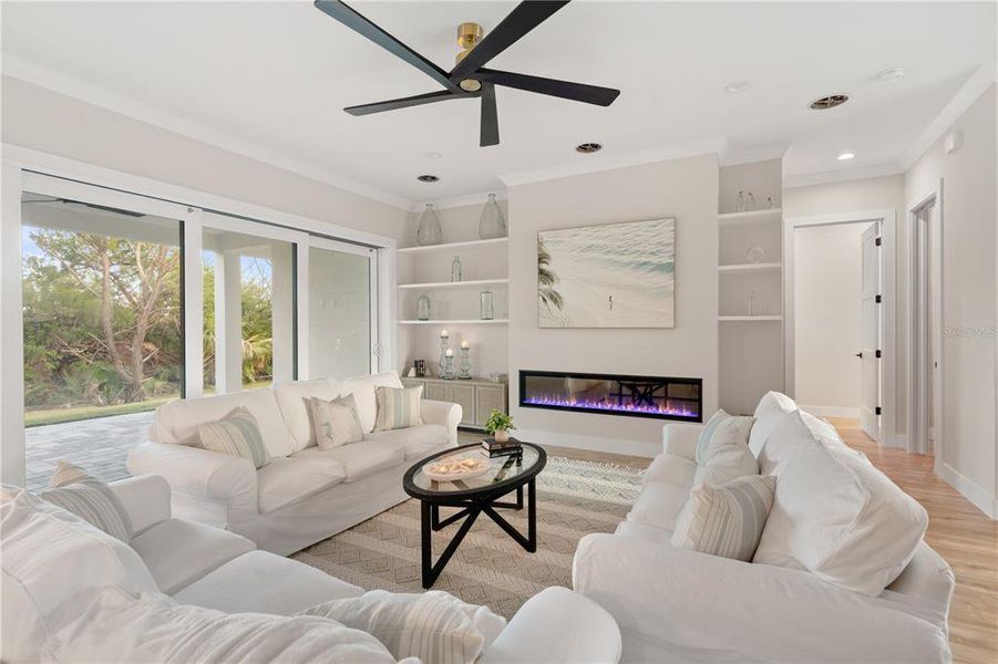 Furnished interior view inside a new home in , Flagler Beach (Image 57).