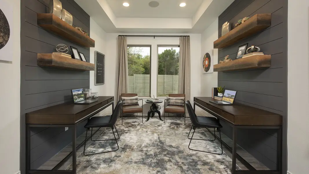 Furnished interior view inside a new home in Crosswinds, Kyle (Image 5). Furnished interior view inside a new home in Crosswinds, Kyle (Image 5).