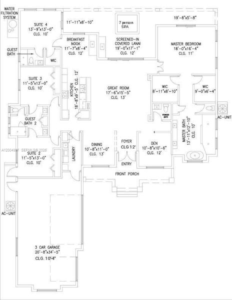 2D floor plan layout of this home in , Naples, FL (Image 5).
