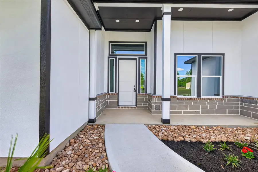 Welcoming entrance and landscaping.