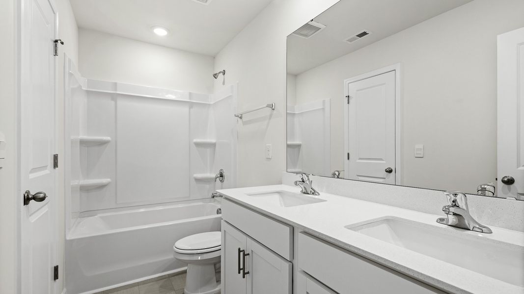 Furnished interior view inside a new home in The Landing at Summerhaven, Mebane (Image 6).