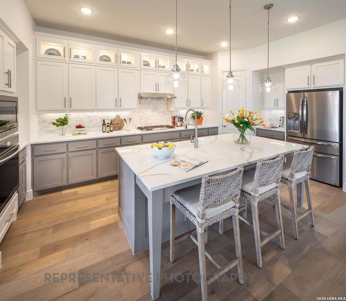 Furnished interior view inside a new home in Davis Ranch, San Antonio (Image 14).