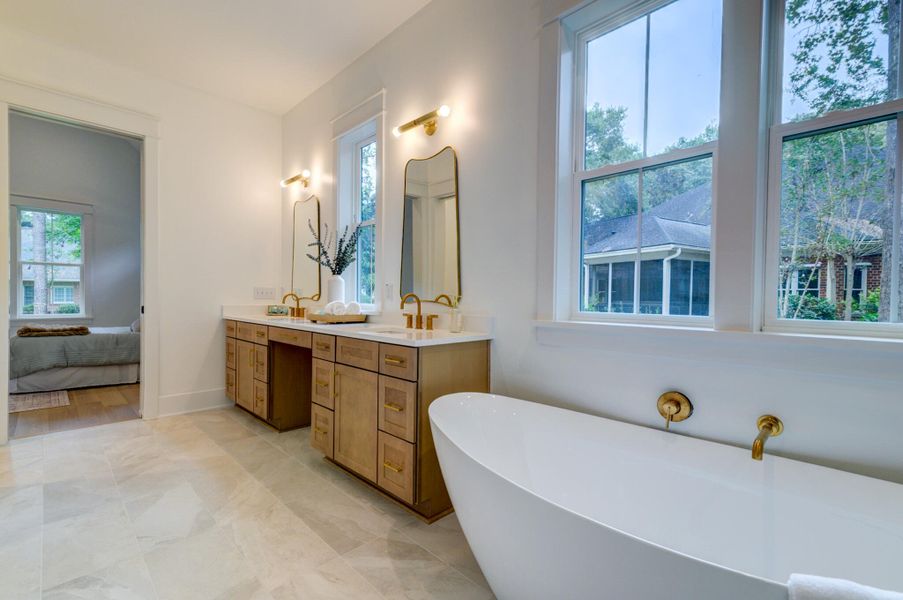 Furnished interior view inside a new home in , Hollywood (Image 37).