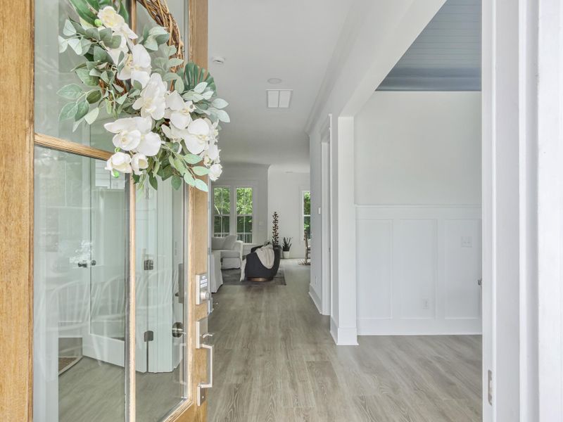 Furnished interior view inside a new home in Overlook at Copahee Sound, Awendaw (Image 5).