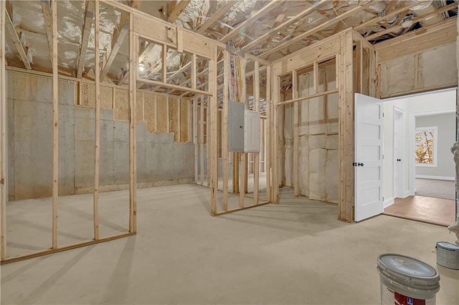 In-progress construction of a new home in , Gainesville, GA (Image 49).