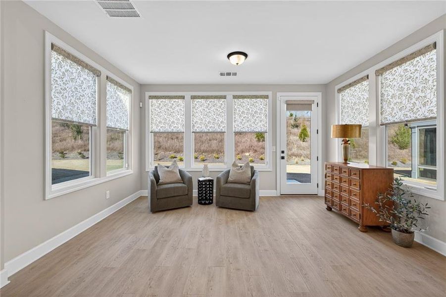 Furnished interior view inside a new home in , Hoschton (Image 12).