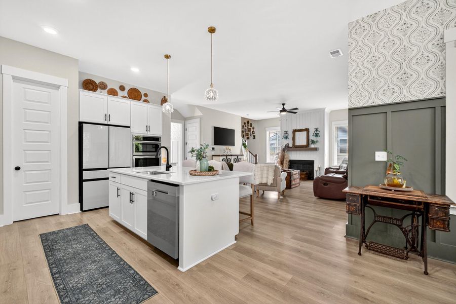 Furnished interior view inside a new home in , Ravenel (Image 36).