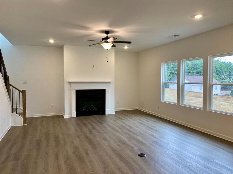 Spacious, unfurnished interior of a new home in Arbors at Richland Creek, Buford (Image 12).