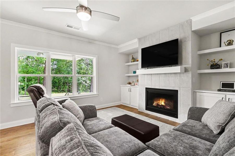 Furnished interior view inside a new home in , Marietta (Image 10).
