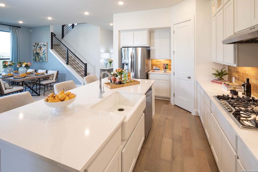 Furnished interior view inside a new home in Weston Oaks, San Antonio (Image 14).