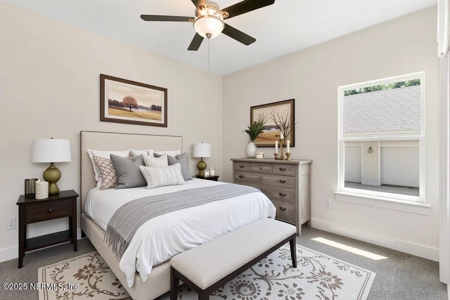 Furnished interior view inside a new home in , Jacksonville (Image 17).