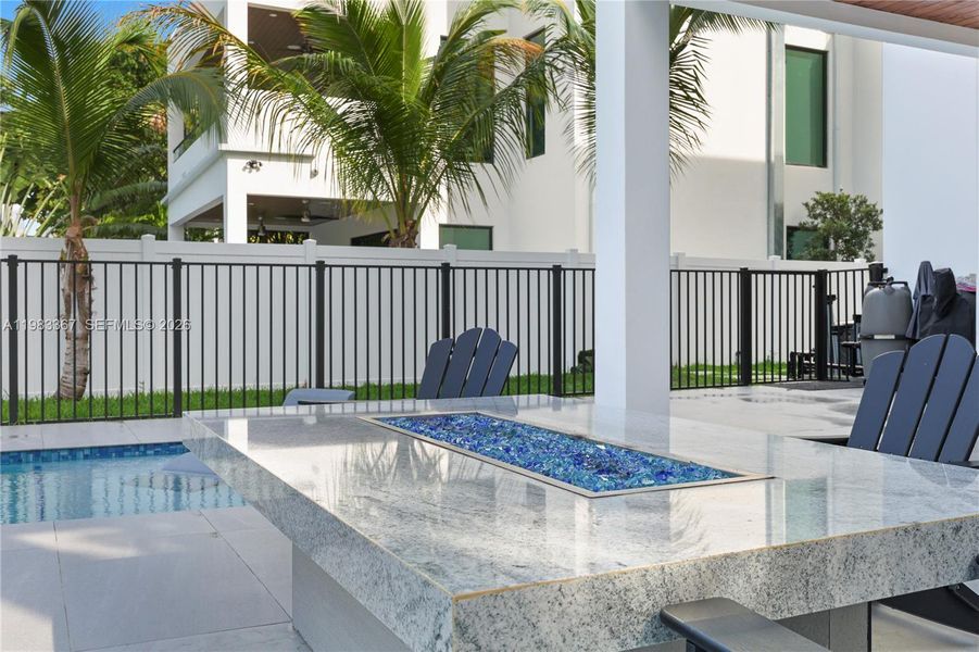 Exterior details and patio area of a home in , Fort Lauderdale (Image 50).