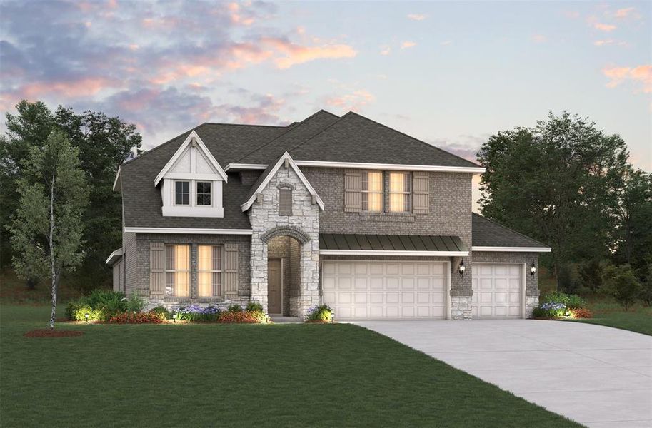 Beazer Homes Brookville Summerfield plan