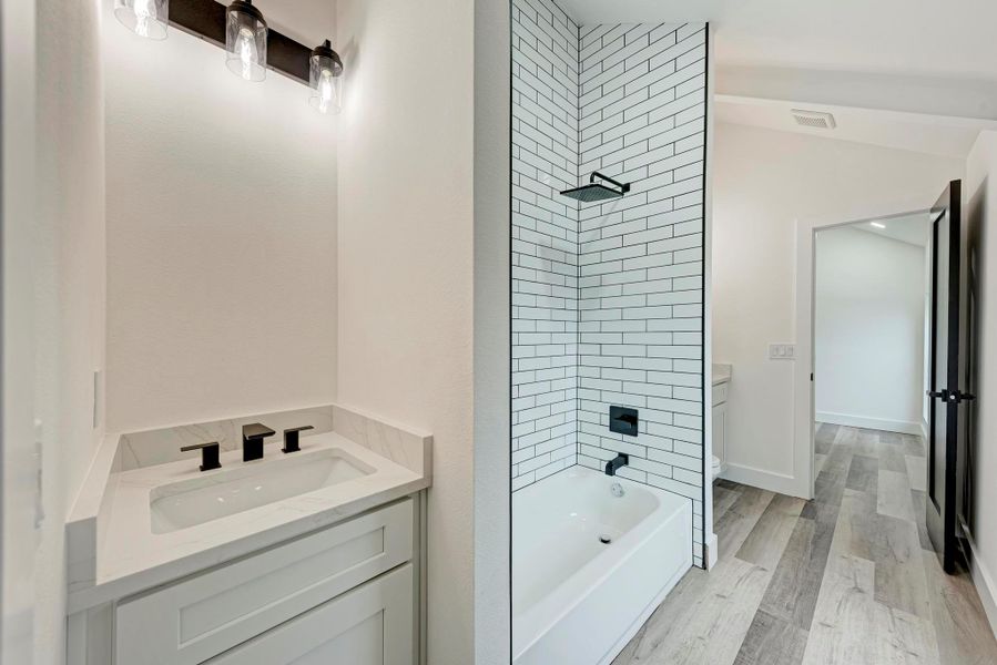 Jack n' Jill bathroom upstairs main home