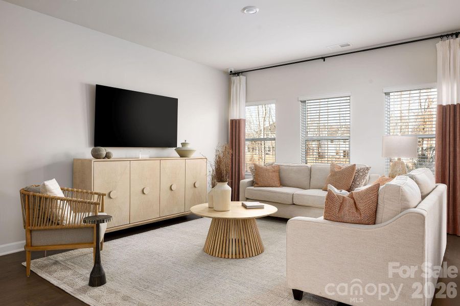 Furnished interior view inside a new home in , Mocksville (Image 12).
