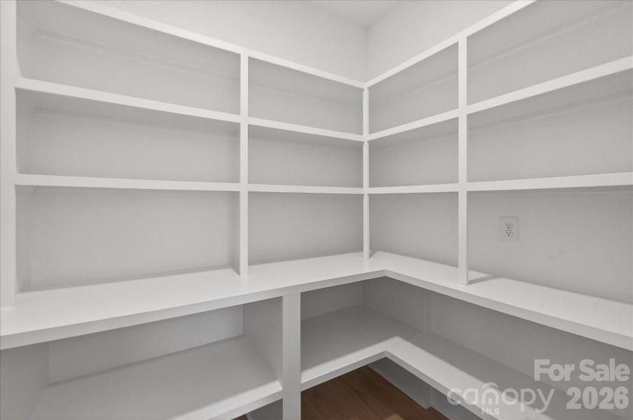 Large, walk-in Pantry