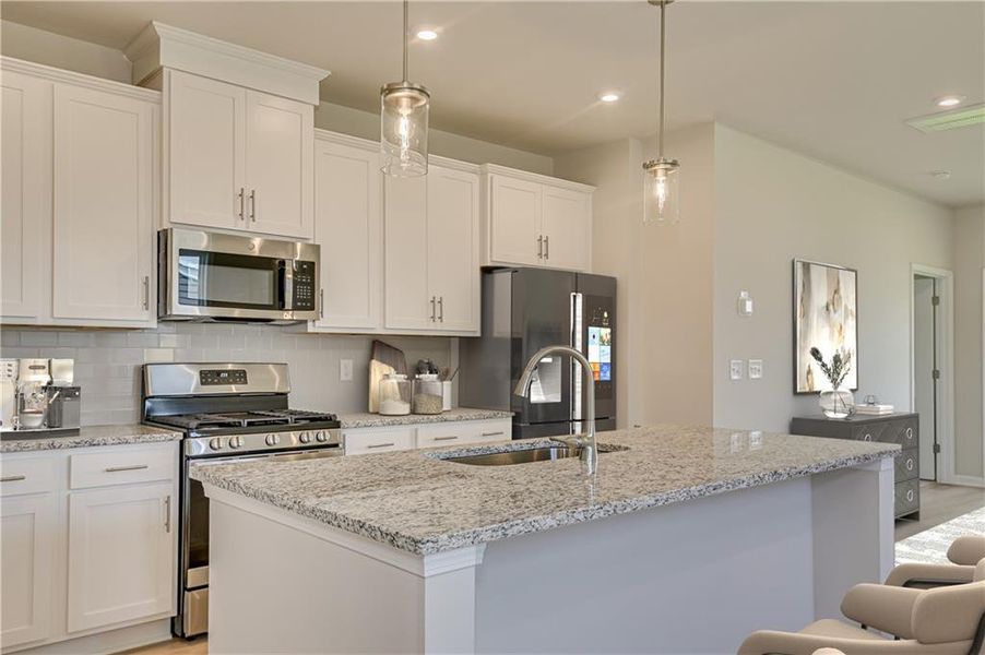 Furnished interior view inside a new home in Annsbury Park, Lilburn (Image 5).