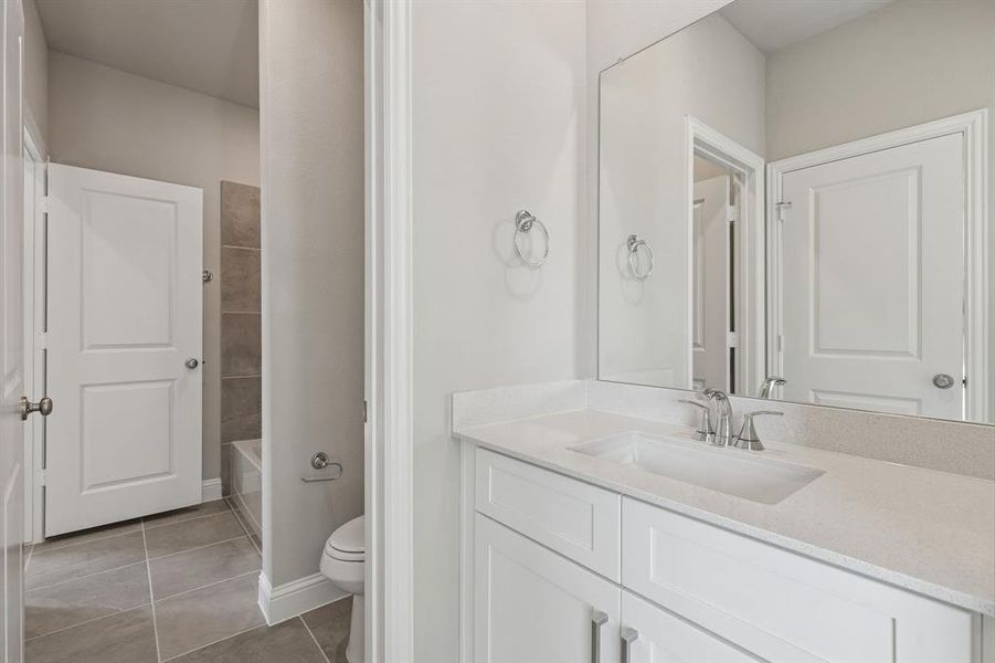 Furnished interior view inside a new home in Venetian, Weston (Image 12).