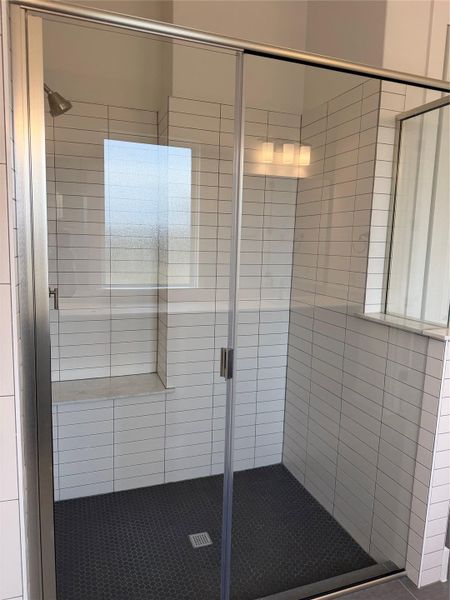 Walk-in shower in Primary Bath