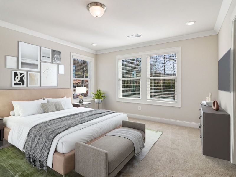 Furnished interior view inside a new home in Martin Springs - Highland Series, Lawrenceville (Image 7).