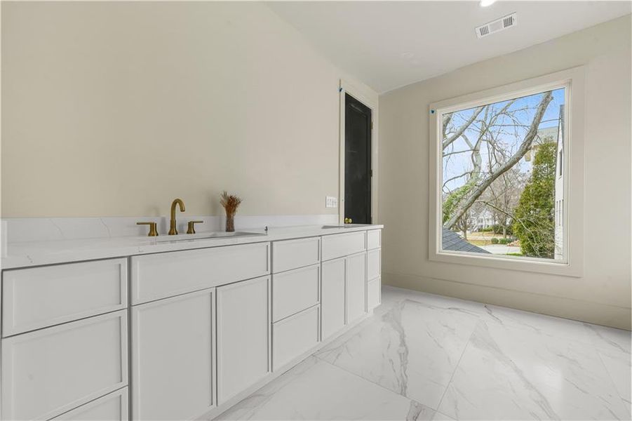 Furnished interior view inside a new home in , Atlanta (Image 9).