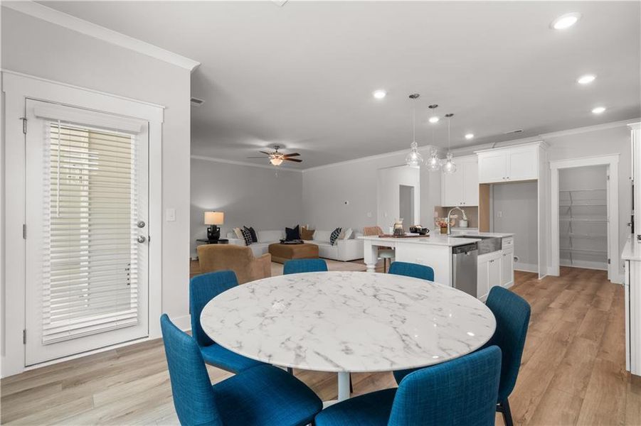 Furnished interior view inside a new home in Brush Arbor, McDonough (Image 20).