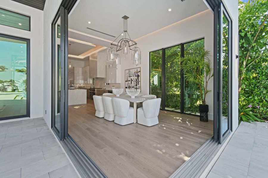 Exterior details and patio area of a home in , North Palm Beach (Image 31).