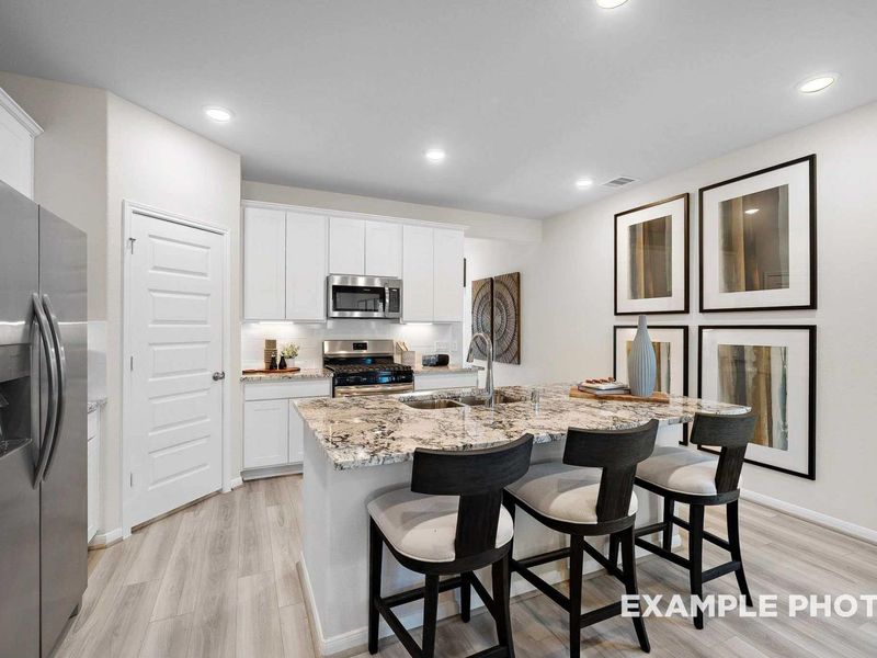 Representative furnished interior of a home built from the The San Marcos E by Davidson Homes LLC in Hannah Heights, Seguin (Image 13).