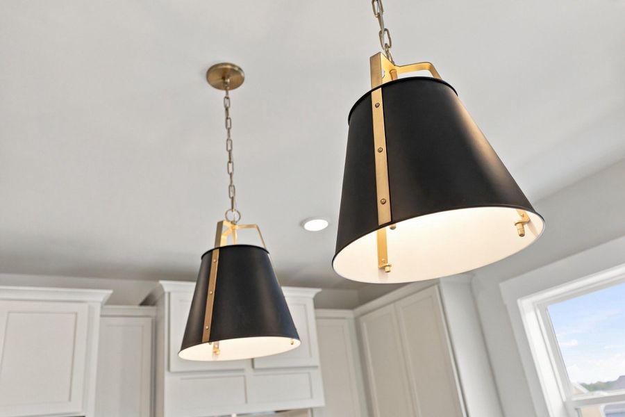 Close-up of interior finishes inside a home in Allen Park, Raleigh (Image 14).