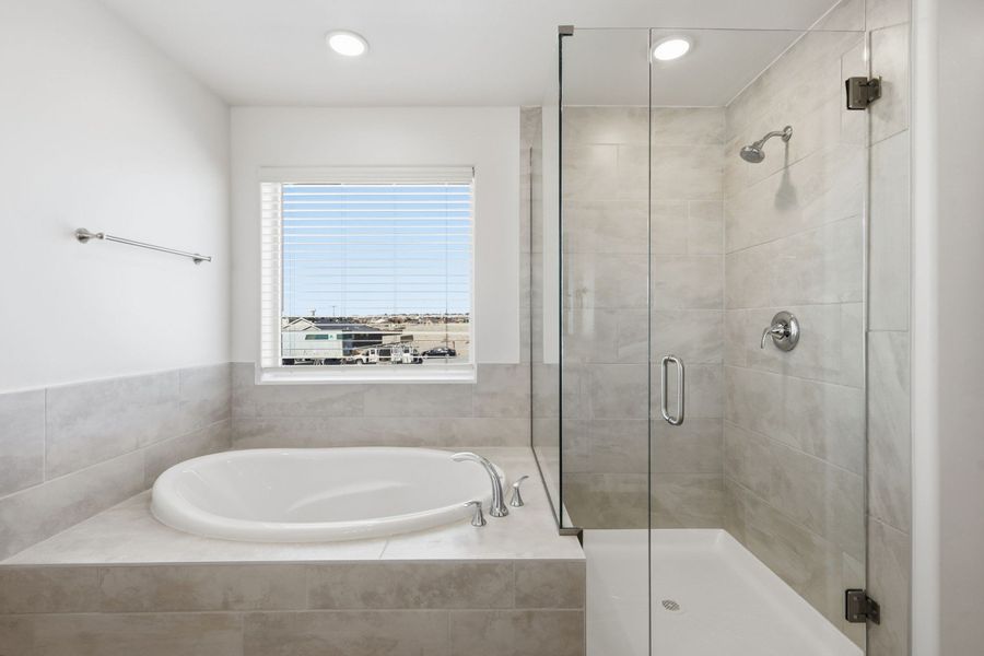 Representative furnished interior of a home built from the Timberon I by Hakes Brothers in Emerald Estates, El Paso (Image 8).
