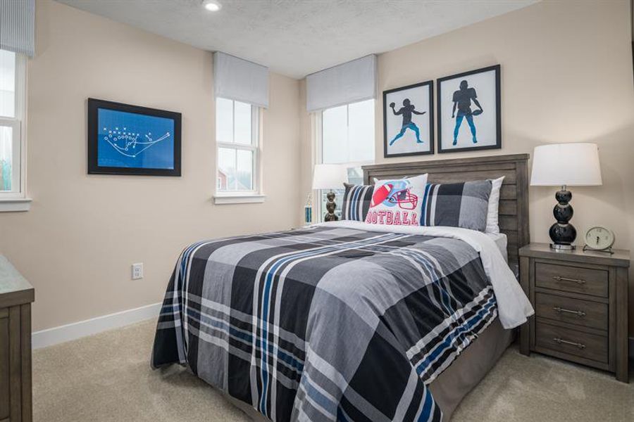 Representative furnished interior of a home built from the Allegheny by Ryan Homes in Friendship Meadows, Seneca (Image 16).