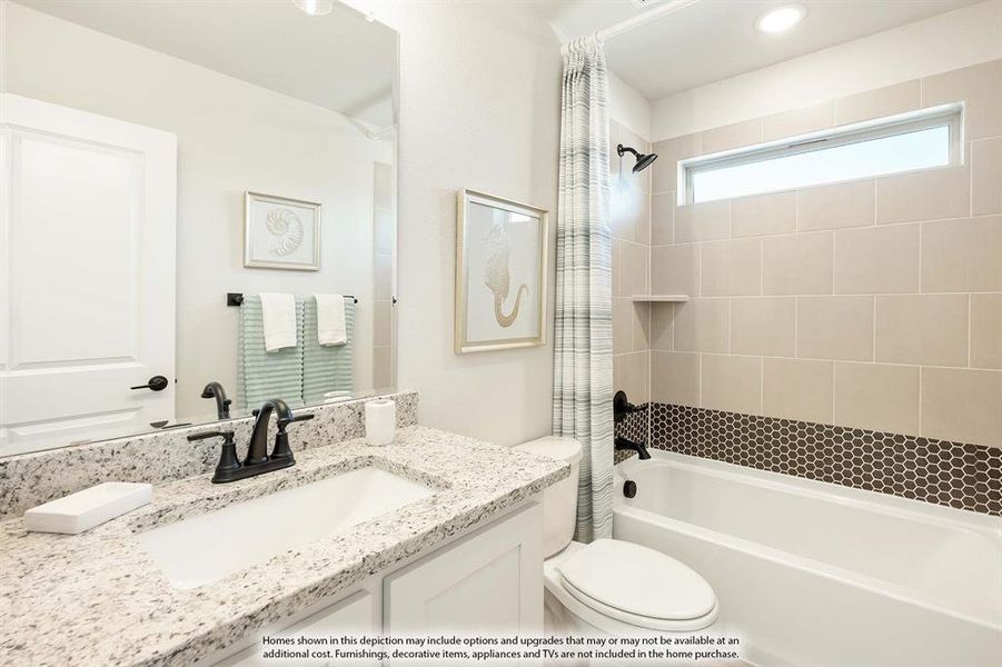 Furnished interior view inside a new home in Willow Wood, McKinney (Image 12).
