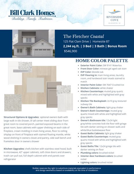 Sample of building materials used in homes in Riverside Cove, Wilmington (Image 39).