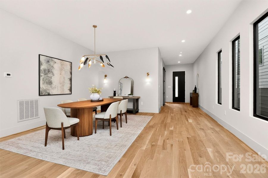Furnished interior view inside a new home in , Charlotte (Image 30). Furnished interior view inside a new home in , Charlotte (Image 30).