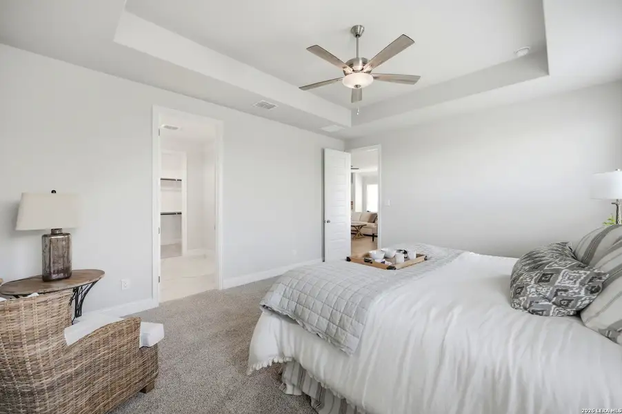 Furnished interior view inside a new home in The Parklands, Schertz (Image 15).